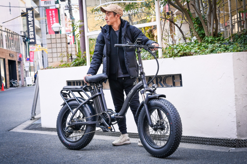 折りたためる電動アシスト自転車ファンビータ（FUNVITA）MOUNTAINタイプ